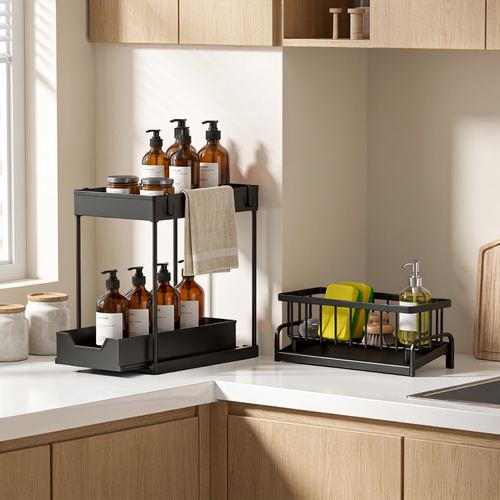 Nomi Sink Set styled in a kitchen