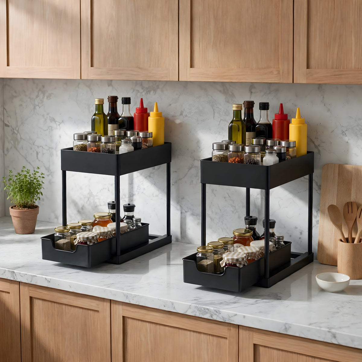 2-Tier Pull-Out Organizer